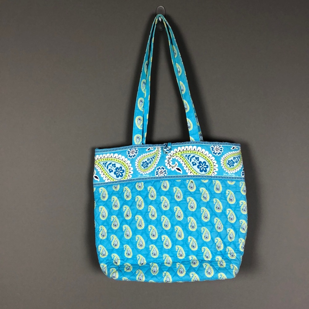 Vera Bradley l Blue & Green Tote Bag